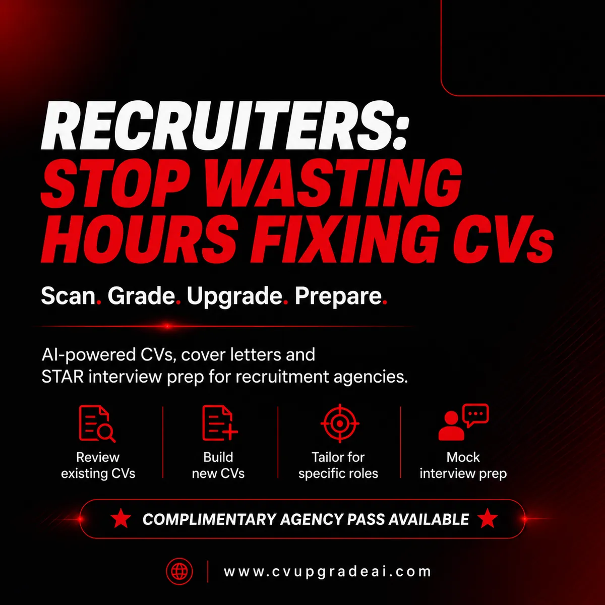 CV Upgrade AI™ For Recruitment Agencies