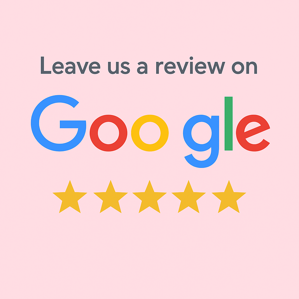 Leave us a review on Google — 5 stars