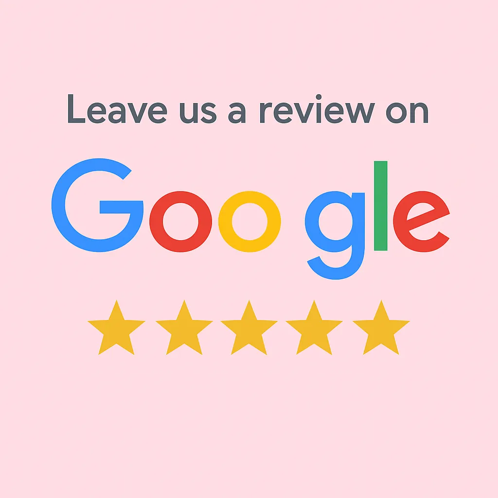 Leave us a review on Google — 5 stars
