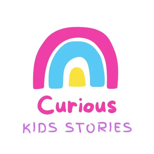 Curious Kids Stories colourful rainbow logo