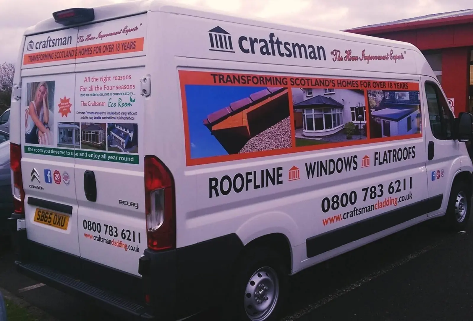 Corrie D Marketing Van LIvery Signage