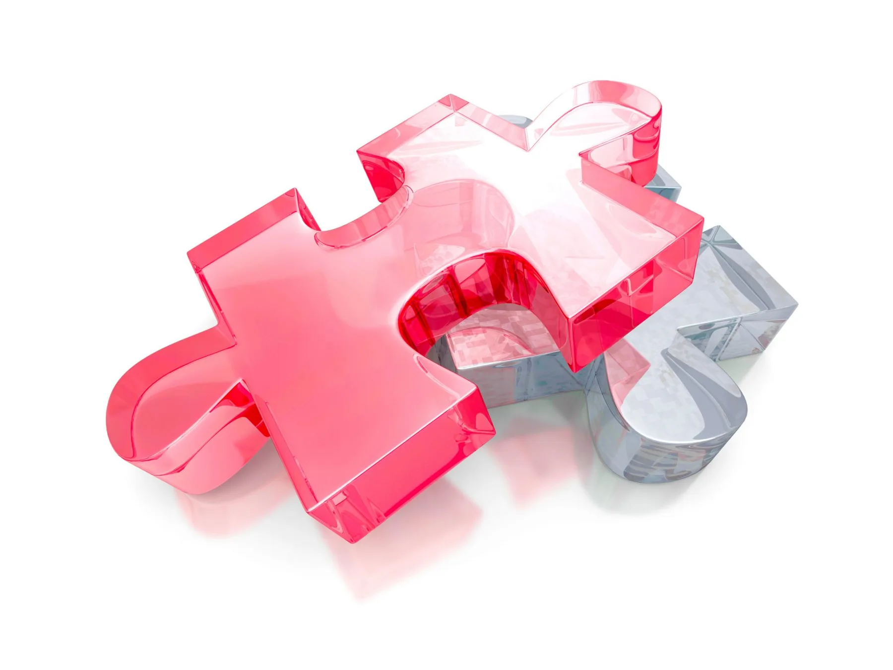 Interlocking jigsaw pieces representing joined-up marketing strategy